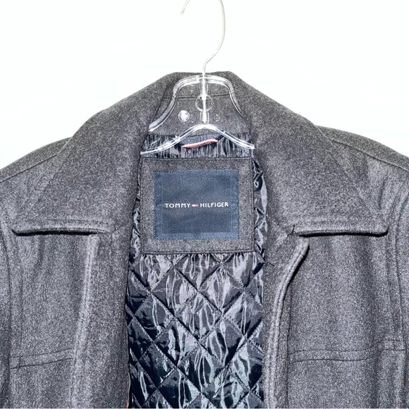 Tommy Hilfiger Wool Melton Walking Coat - Picture 4 of 6